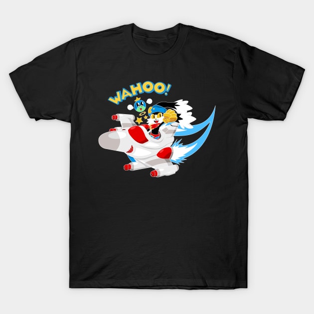 Klonoa X Galaga T-Shirt by nextodie